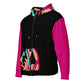 Body Love "New Classic" Zip hoodie- Genderless, Pink Sleeves (Recycled)