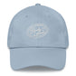 Embrace Body Love Logo, "Dad" Baseball Hat- White logo