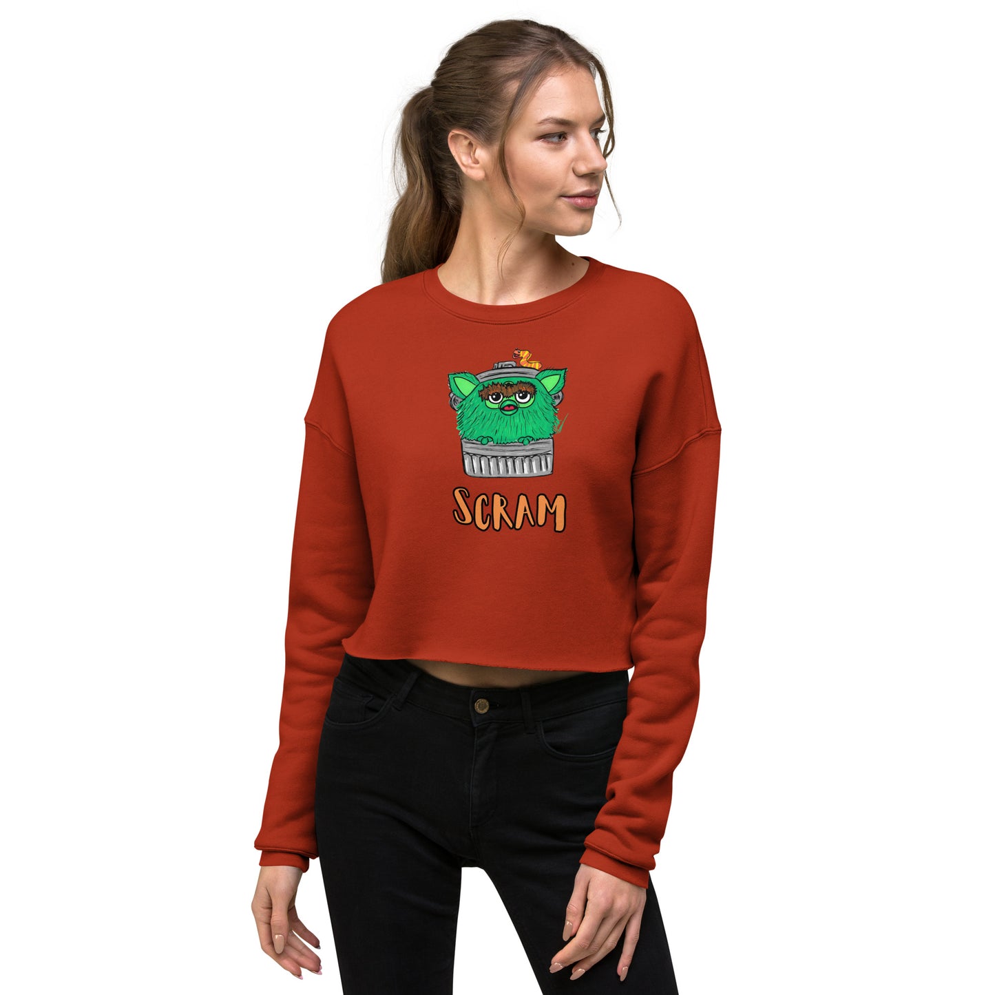 Oscar the Furb Crop Sweatshirt