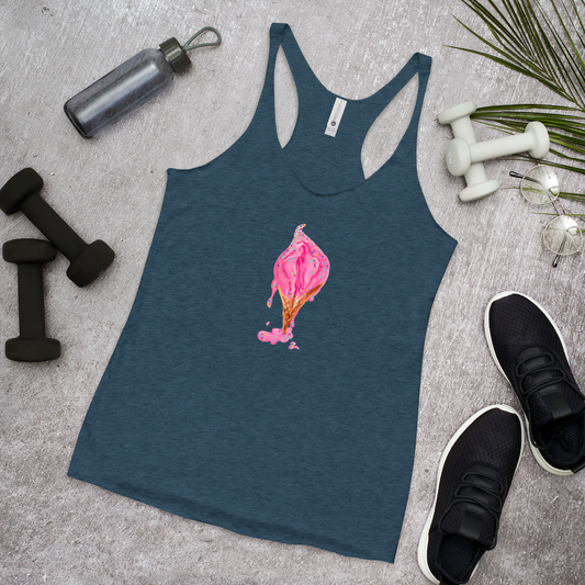 Ice Cream Vulva- Femme Racerback Tank